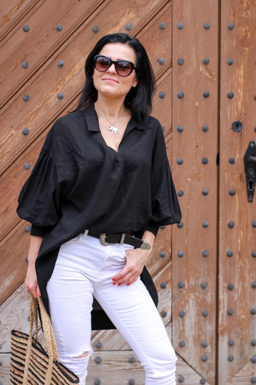 Koszula czarna oversize Marina